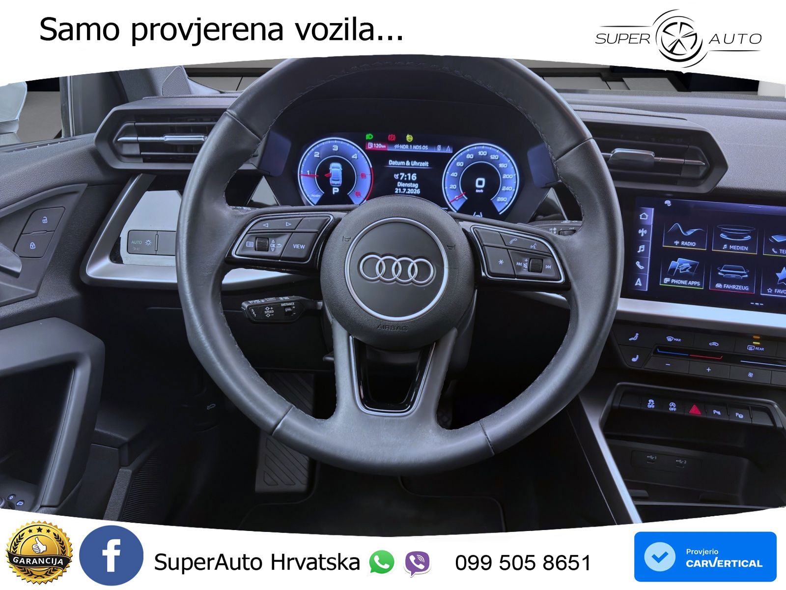 Audi A3 Limuzina 35 TDI (150 KS) S tronic advanced