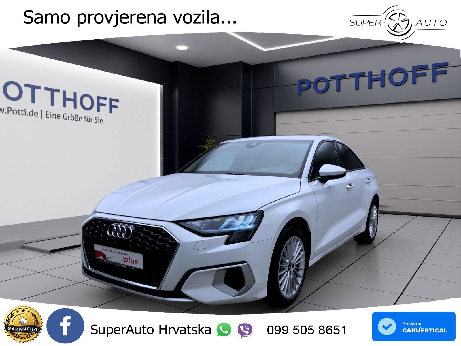 Audi A3 Limuzina 35 TDI (150 KS) S tronic advanced