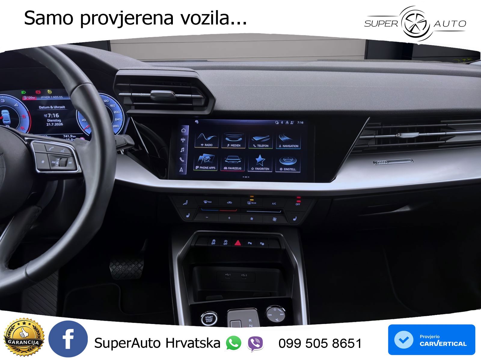 Audi A3 Limuzina 35 TDI (150 KS) S tronic advanced