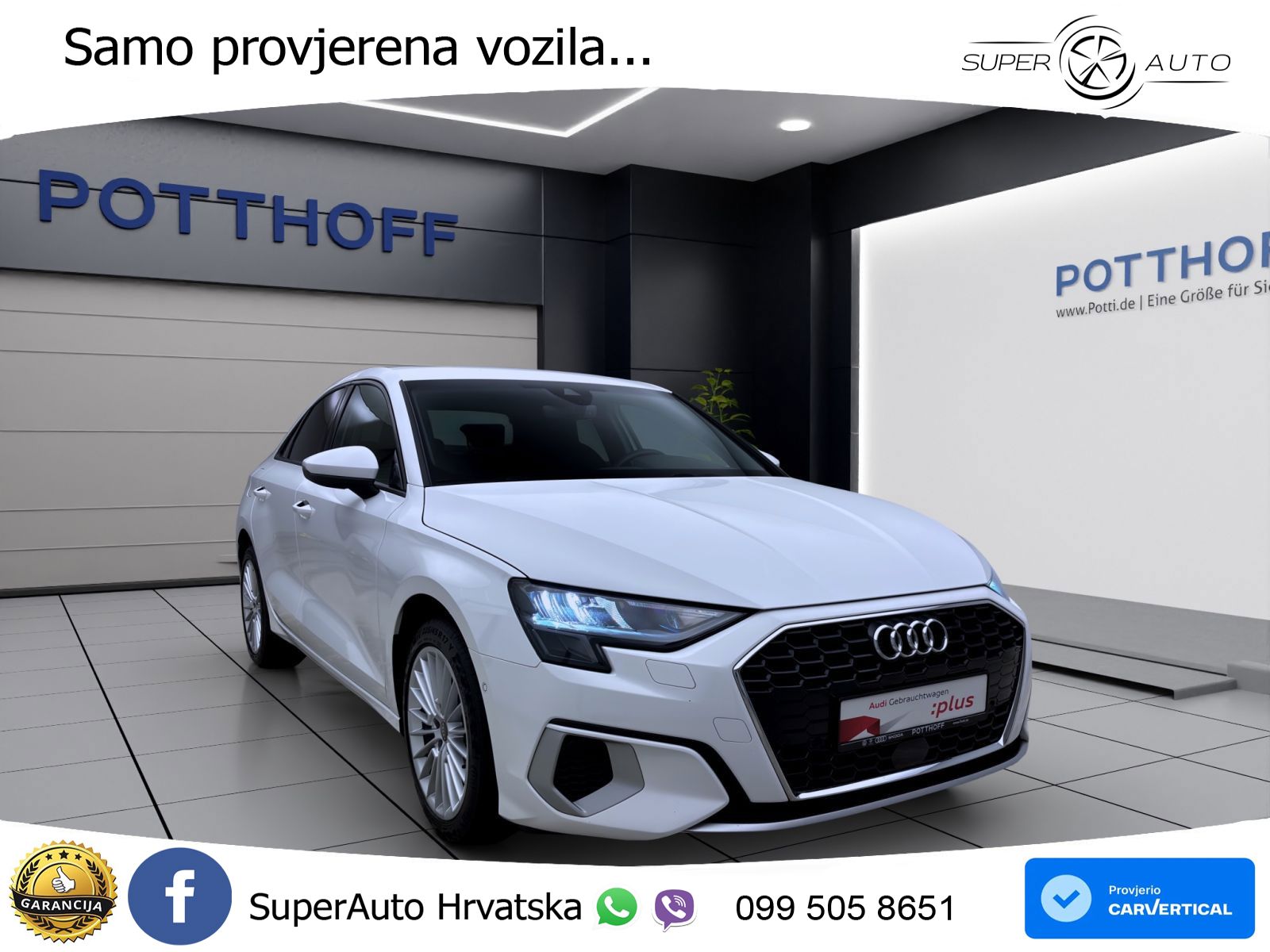 Audi A3 Limuzina 35 TDI (150 KS) S tronic advanced