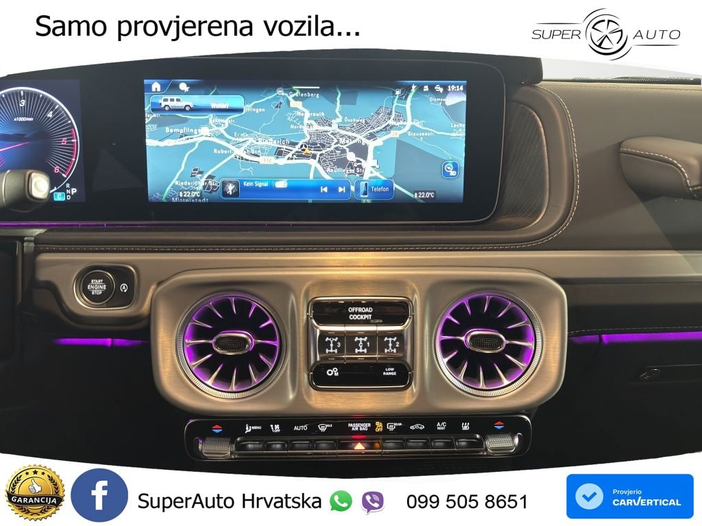 Mercedes G 450d Long (367 KS) 4MATIC 9G-TRONIC Superior LED+GR SJED+ACC