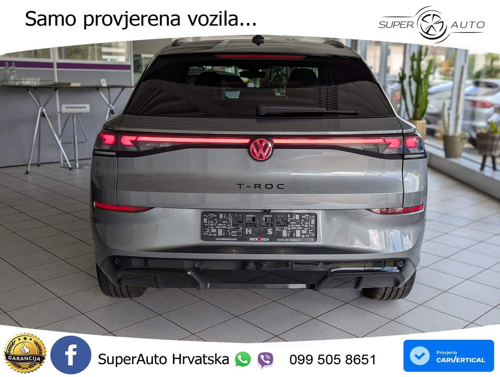 Volkswagen T-Roc 1.5 eTSI (150 KS)  DSG R-Line LED+GR SJED+ACC