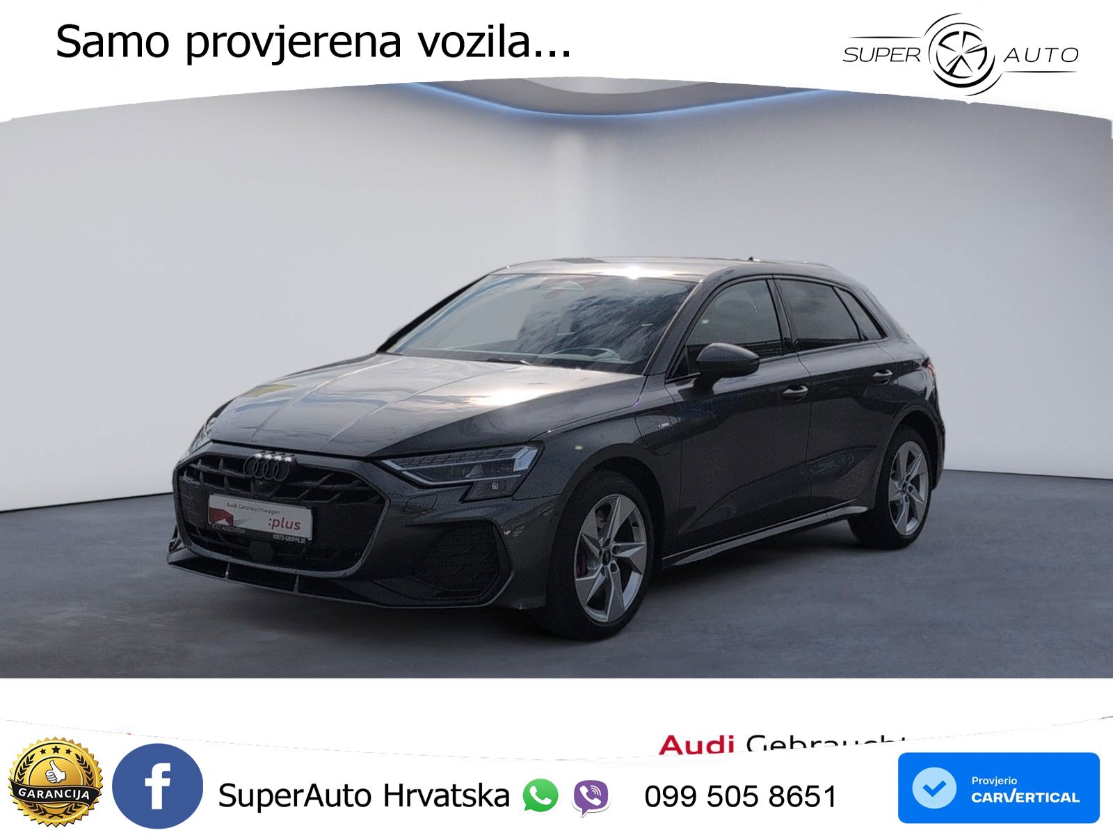 Audi A3 45 TFSIe (272 KS) S tronic S line LED+GR SJED+ACC