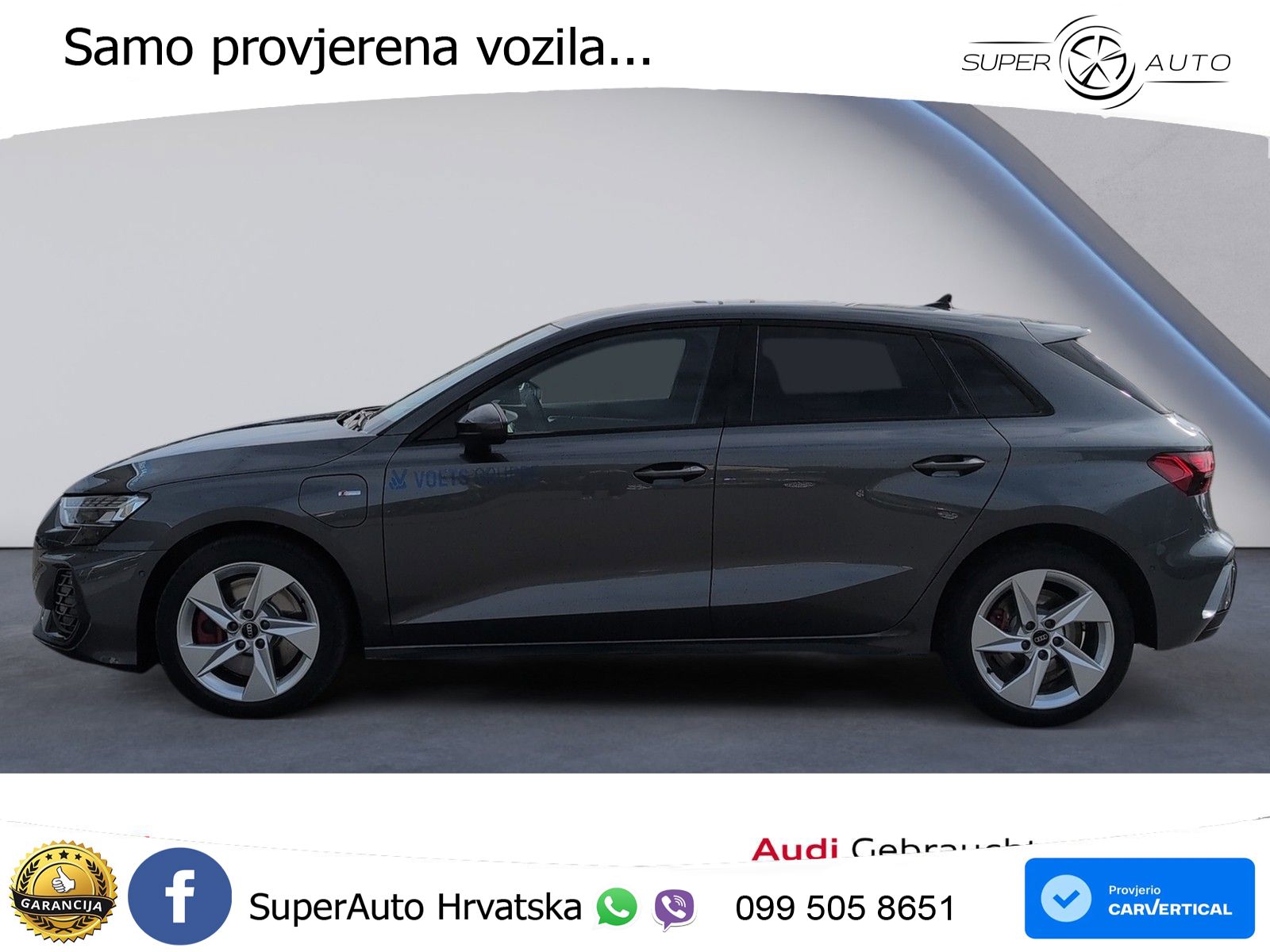 Audi A3 45 TFSIe (272 KS) S tronic S line LED+GR SJED+ACC