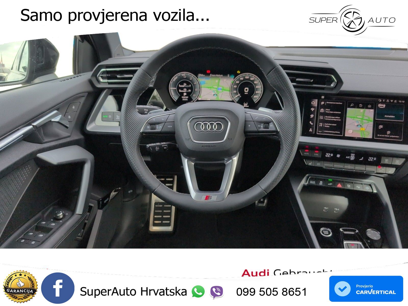 Audi A3 45 TFSIe (272 KS) S tronic S line LED+GR SJED+ACC
