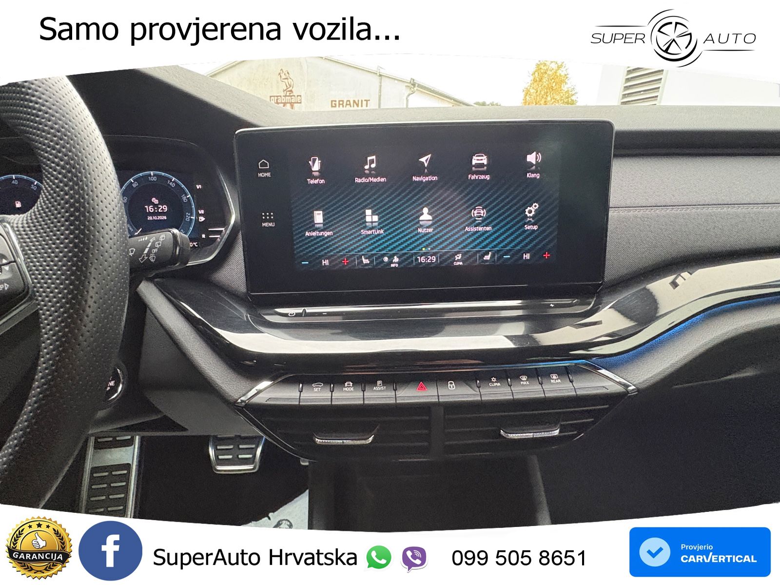 Škoda Octavia Combi 2.0 TSI (190 KS) 4x4 DSG SportLine LED+GR SJED+ACC