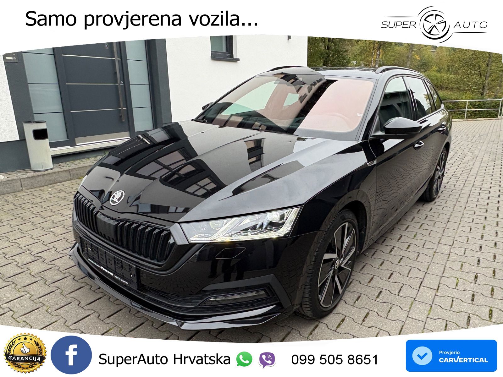 Škoda Octavia Combi 2.0 TSI (190 KS) 4x4 DSG SportLine LED+GR SJED+ACC
