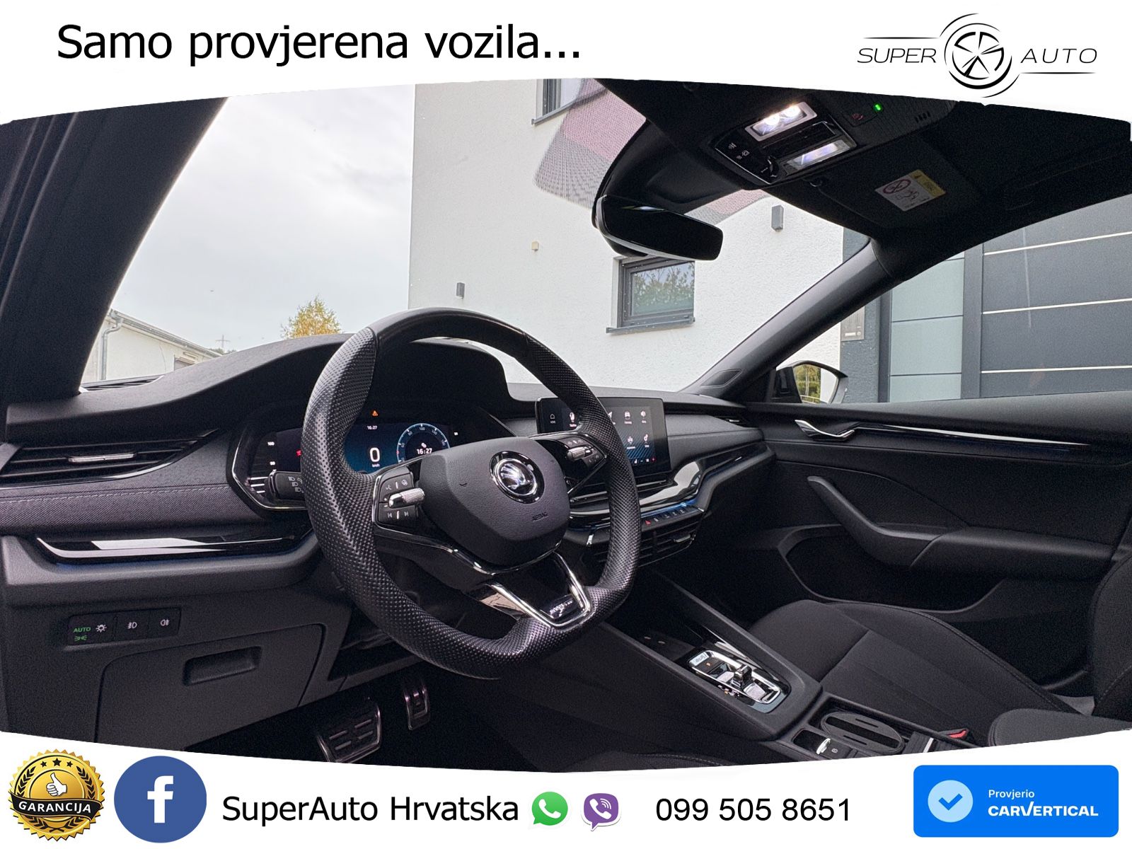 Škoda Octavia Combi 2.0 TSI (190 KS) 4x4 DSG SportLine LED+GR SJED+ACC