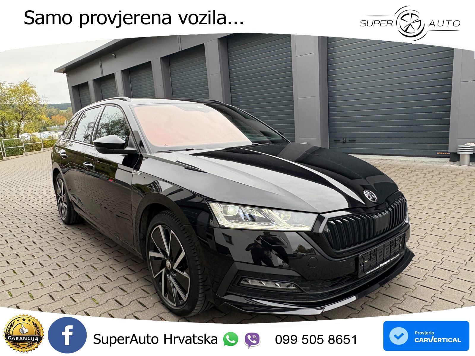 Škoda Octavia Combi 2.0 TSI (190 KS) 4x4 DSG SportLine LED+GR SJED+ACC