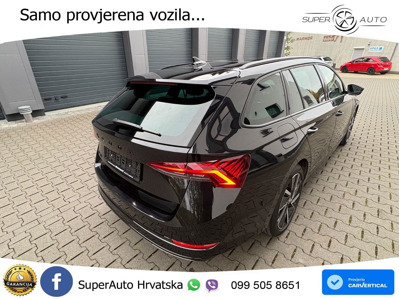 Škoda Octavia Combi 2.0 TSI (190 KS) 4x4 DSG SportLine LED+GR SJED+ACC