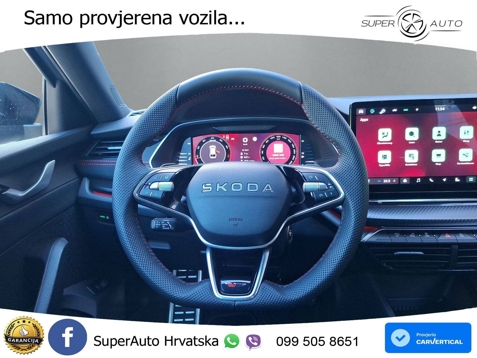Škoda Octavia Combi RS 2.0 TSI (265 KS) DSG MATRIX+GR SJED+KAM