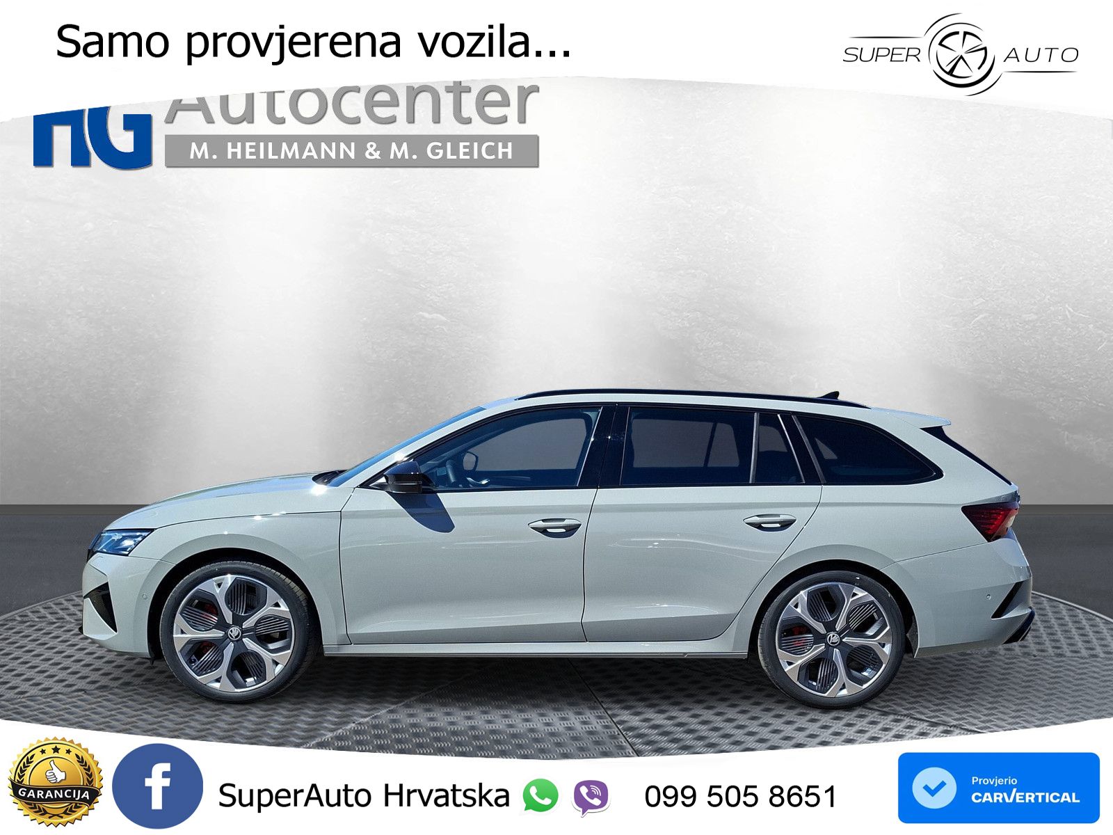 Škoda Octavia Combi RS 2.0 TSI (265 KS) DSG MATRIX+GR SJED+KAM