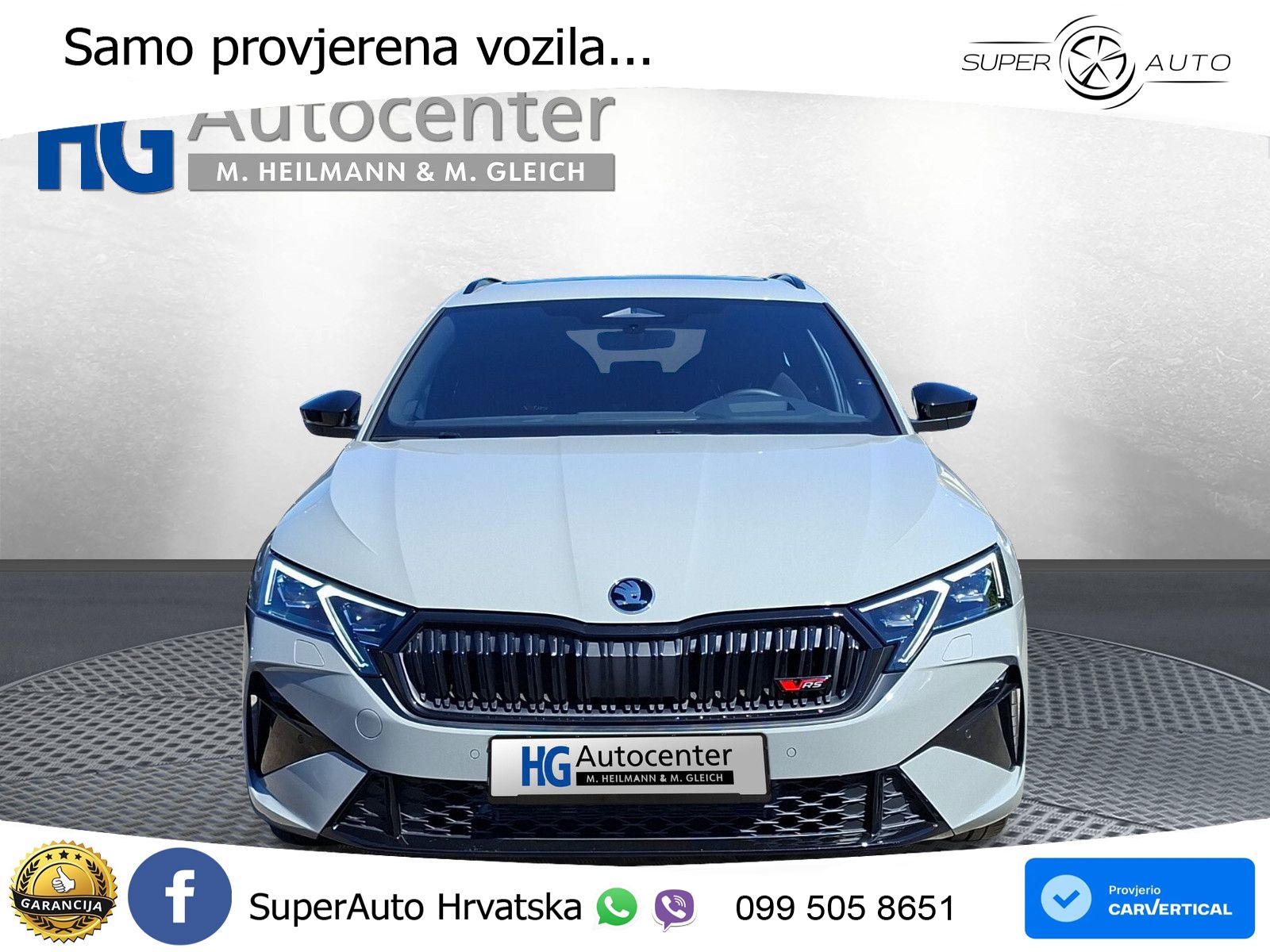 Škoda Octavia Combi RS 2.0 TSI (265 KS) DSG MATRIX+GR SJED+KAM