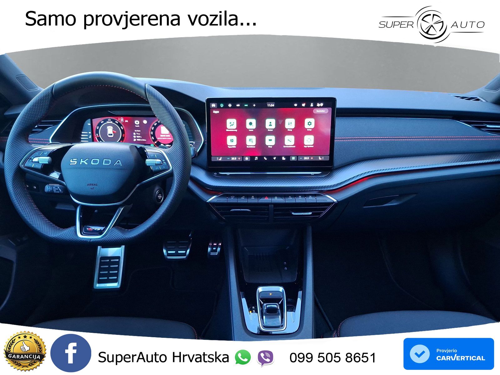 Škoda Octavia Combi RS 2.0 TSI (265 KS) DSG MATRIX+GR SJED+KAM