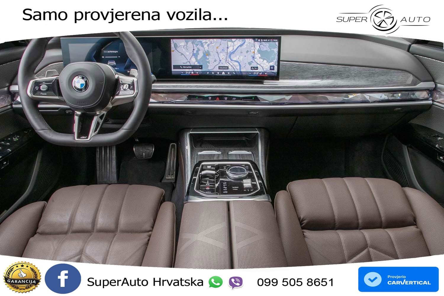 BMW 740d (299 KS) xDrive Steptronic M Sport ZRAČNI+ACC+GR SJED+KAM+PANO