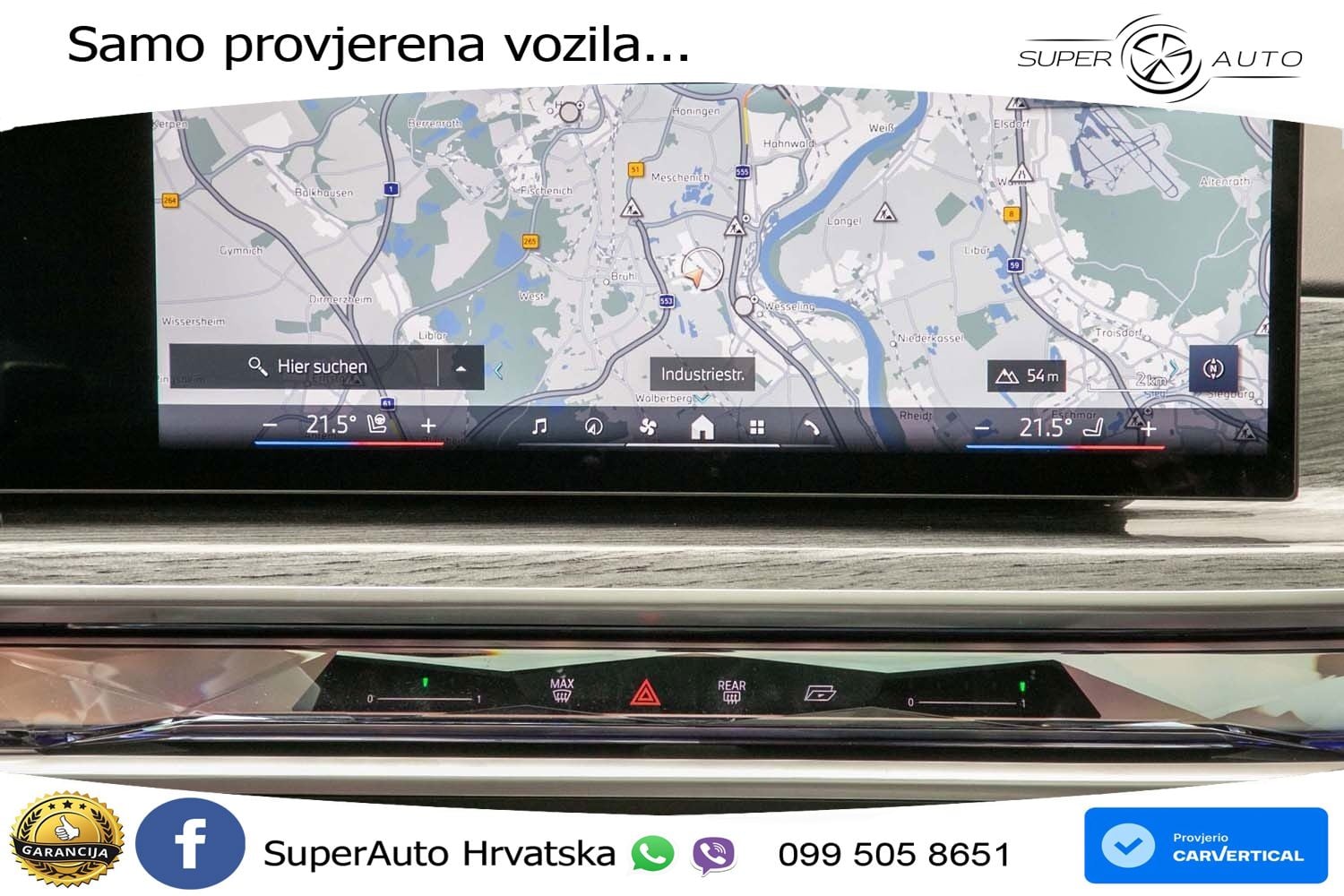 BMW 740d (299 KS) xDrive Steptronic M Sport ZRAČNI+ACC+GR SJED+KAM+PANO