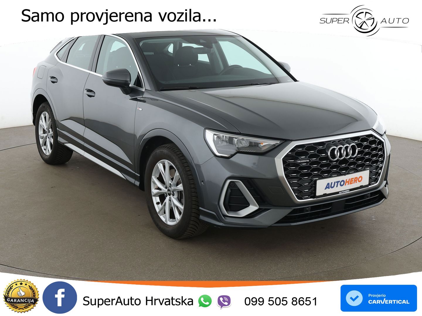 Audi Q3 Sportback 40 TFSI (190 KS) quattro S tronic S line LED+GR SJED+ACC