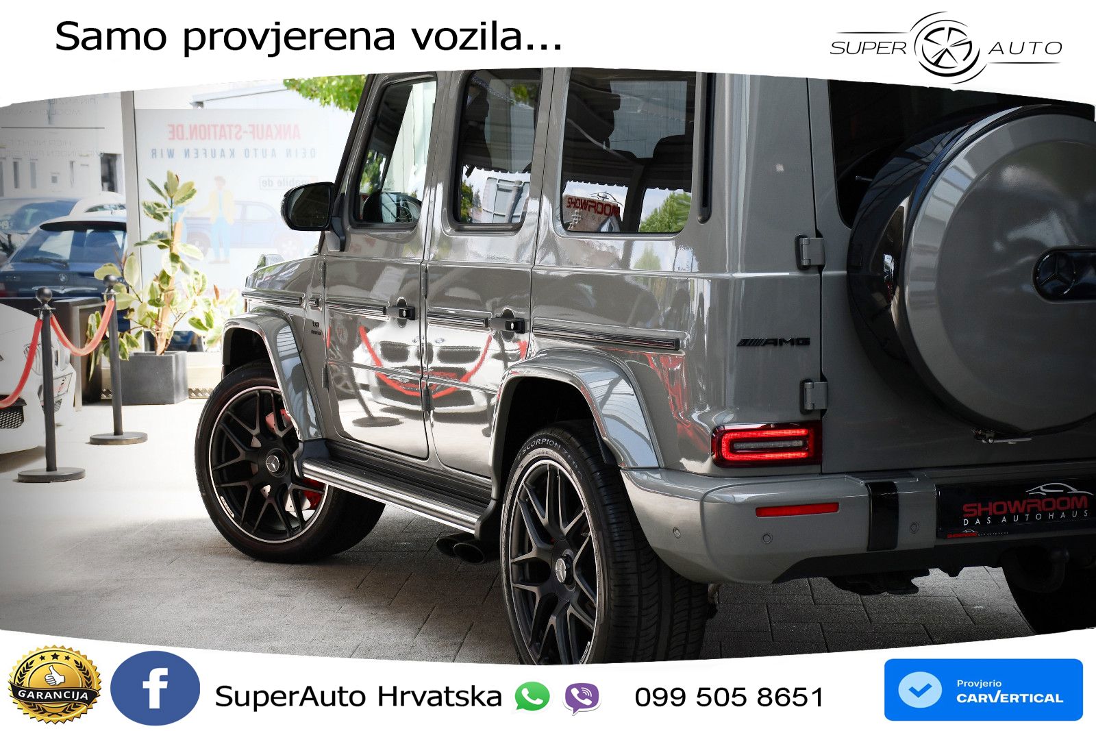 Mercedes AMG G 63 Long V8 (585 KS) 4MATIC 9G-TRONIC AMG SPEEDSHIFT PLUS Manufaktur LED+GR SJED+ACC