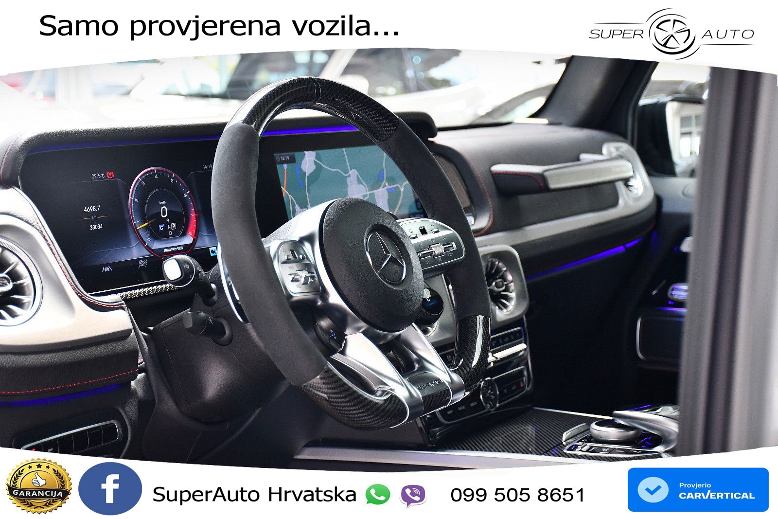 Mercedes AMG G 63 Long V8 (585 KS) 4MATIC 9G-TRONIC AMG SPEEDSHIFT PLUS Manufaktur LED+GR SJED+ACC