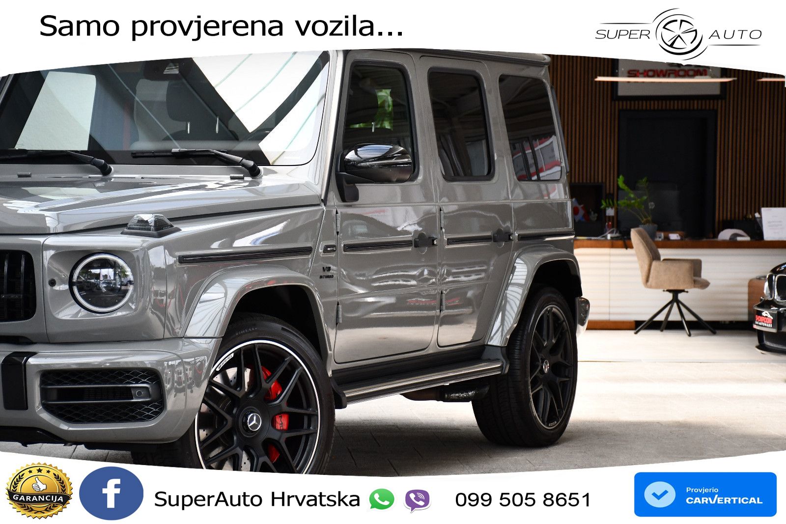 Mercedes AMG G 63 Long V8 (585 KS) 4MATIC 9G-TRONIC AMG SPEEDSHIFT PLUS Manufaktur LED+GR SJED+ACC