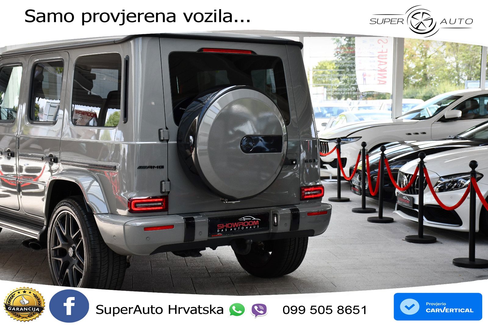 Mercedes AMG G 63 Long V8 (585 KS) 4MATIC 9G-TRONIC AMG SPEEDSHIFT PLUS Manufaktur LED+GR SJED+ACC