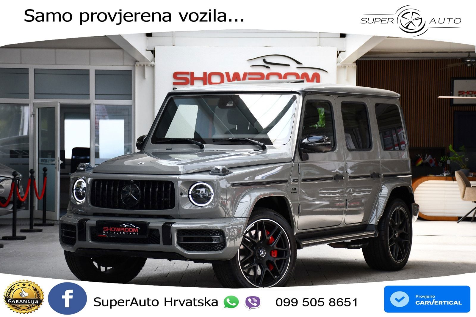 Mercedes AMG G 63 Long V8 (585 KS) 4MATIC 9G-TRONIC AMG SPEEDSHIFT PLUS Manufaktur LED+GR SJED+ACC