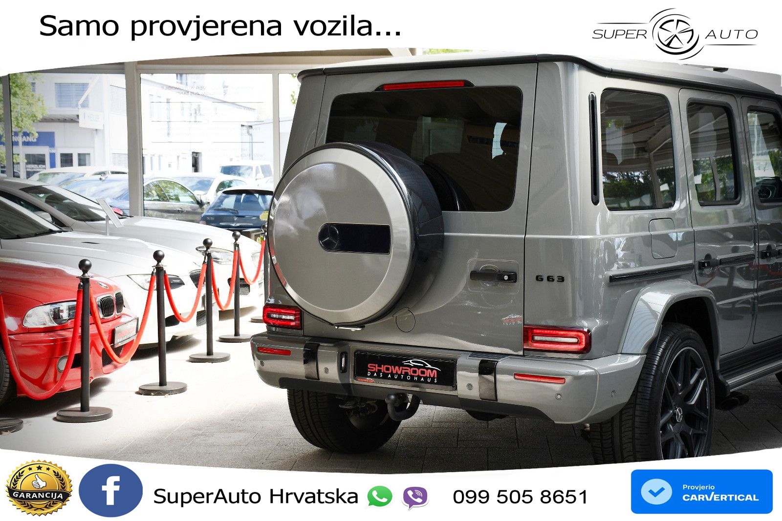Mercedes AMG G 63 Long V8 (585 KS) 4MATIC 9G-TRONIC AMG SPEEDSHIFT PLUS Manufaktur LED+GR SJED+ACC