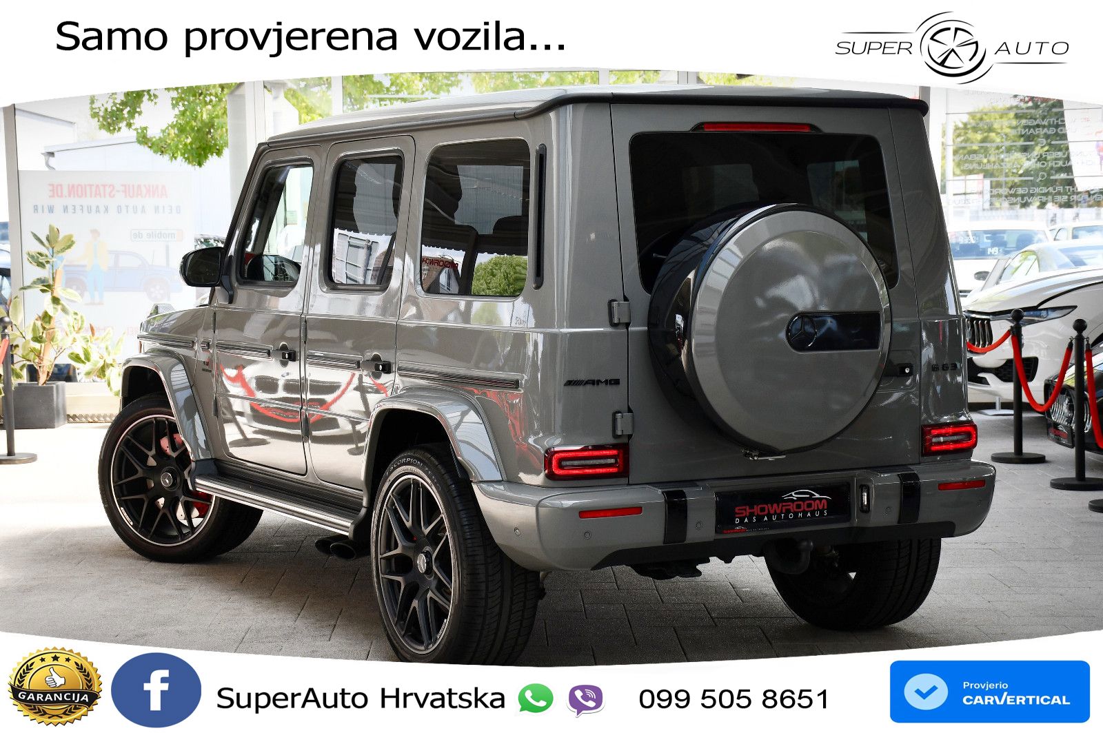 Mercedes AMG G 63 Long V8 (585 KS) 4MATIC 9G-TRONIC AMG SPEEDSHIFT PLUS Manufaktur LED+GR SJED+ACC