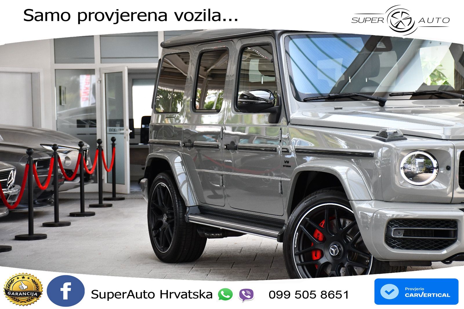 Mercedes AMG G 63 Long V8 (585 KS) 4MATIC 9G-TRONIC AMG SPEEDSHIFT PLUS Manufaktur LED+GR SJED+ACC