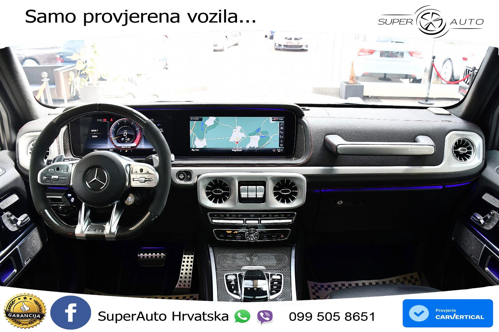 Mercedes AMG G 63 Long V8 (585 KS) 4MATIC 9G-TRONIC AMG SPEEDSHIFT PLUS Manufaktur LED+GR SJED+ACC
