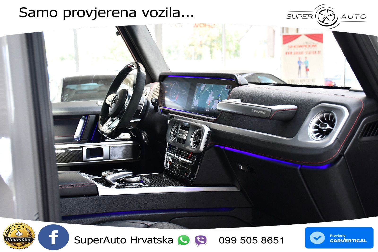 Mercedes AMG G 63 Long V8 (585 KS) 4MATIC 9G-TRONIC AMG SPEEDSHIFT PLUS Manufaktur LED+GR SJED+ACC
