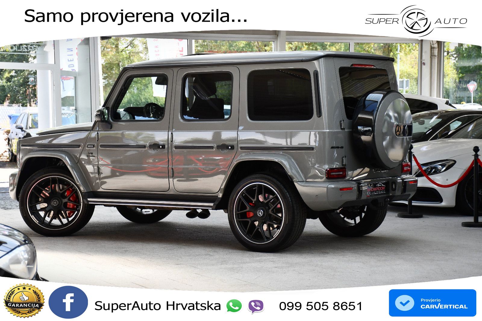 Mercedes AMG G 63 Long V8 (585 KS) 4MATIC 9G-TRONIC AMG SPEEDSHIFT PLUS Manufaktur LED+GR SJED+ACC