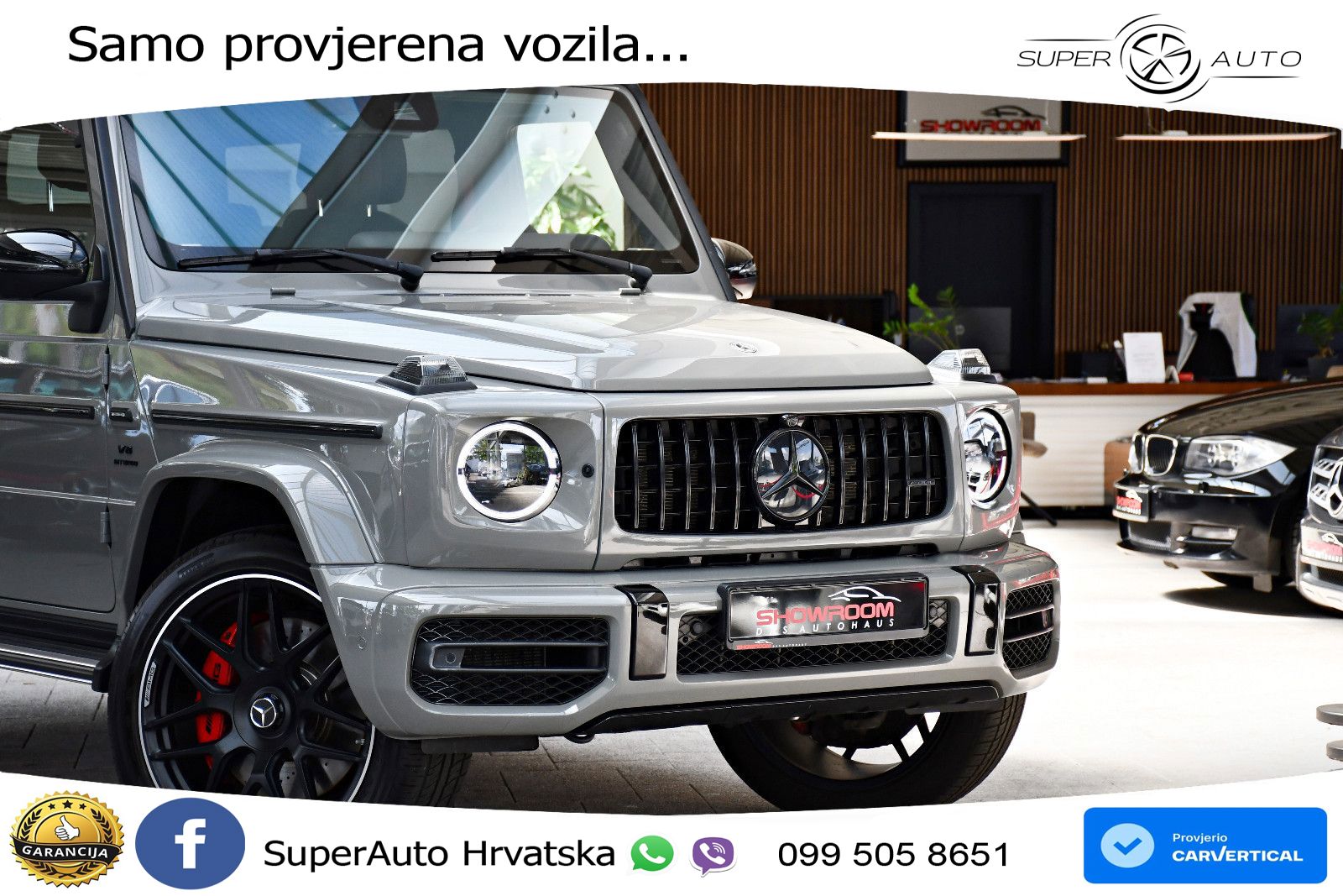 Mercedes AMG G 63 Long V8 (585 KS) 4MATIC 9G-TRONIC AMG SPEEDSHIFT PLUS Manufaktur LED+GR SJED+ACC