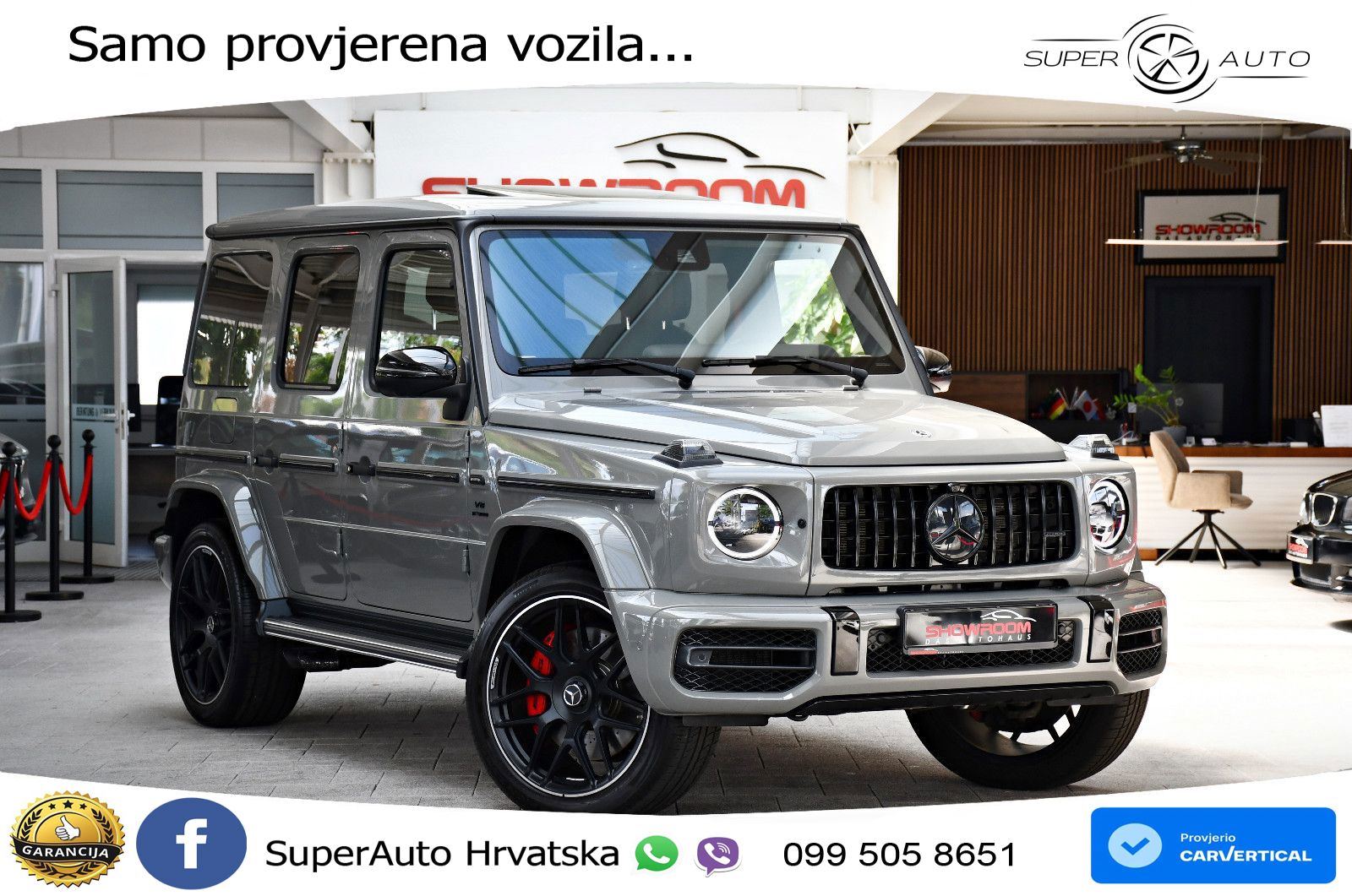 Mercedes AMG G 63 Long V8 (585 KS) 4MATIC 9G-TRONIC AMG SPEEDSHIFT PLUS Manufaktur LED+GR SJED+ACC