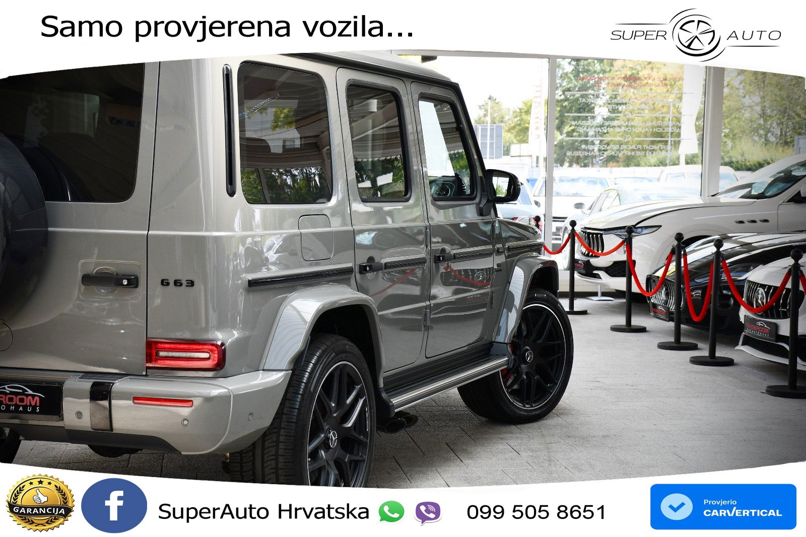 Mercedes AMG G 63 Long V8 (585 KS) 4MATIC 9G-TRONIC AMG SPEEDSHIFT PLUS Manufaktur LED+GR SJED+ACC