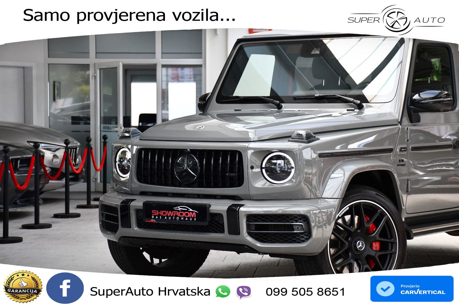 Mercedes AMG G 63 Long V8 (585 KS) 4MATIC 9G-TRONIC AMG SPEEDSHIFT PLUS Manufaktur LED+GR SJED+ACC