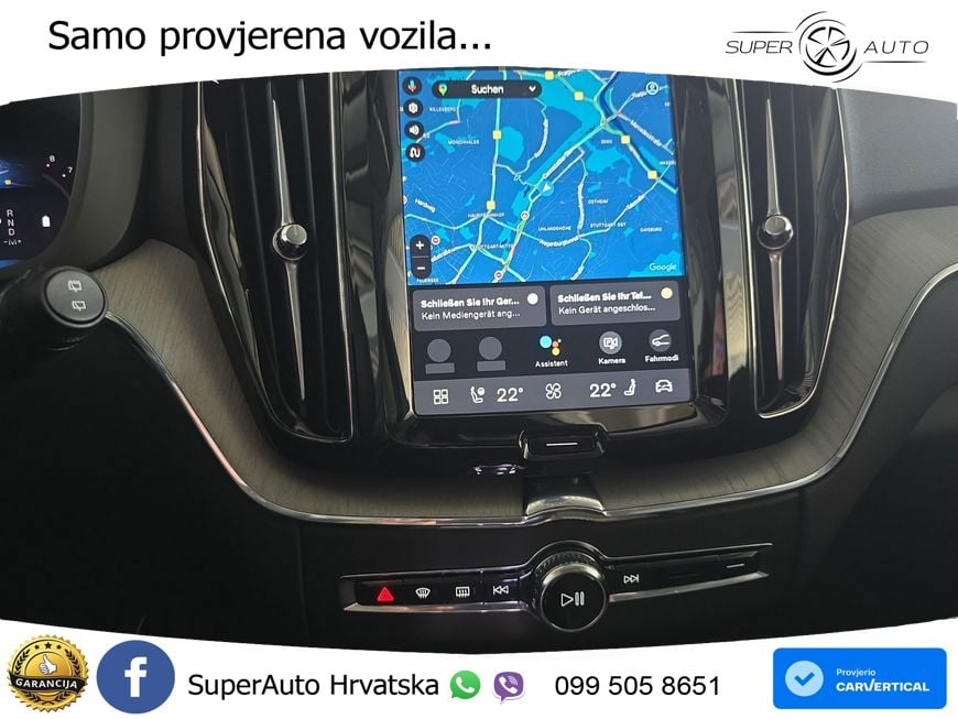 Volvo XC60 B5 Benzin AWD Geartronic ZRAČNI+ACC+GR SJED+360+PANO