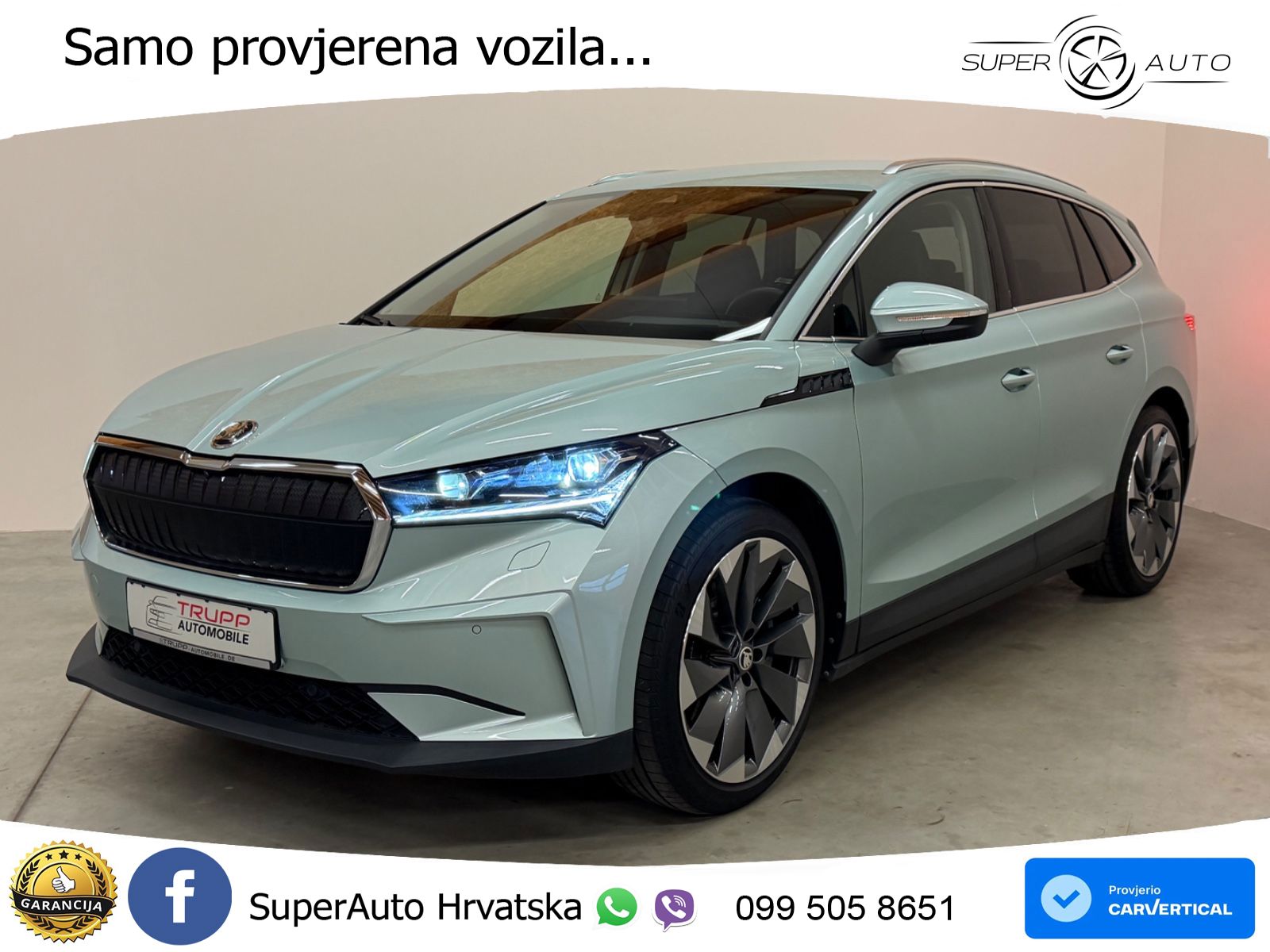 Škoda Enyaq iV 80 82 kWh (204 KS) Suite LED+GR SJED+ACC