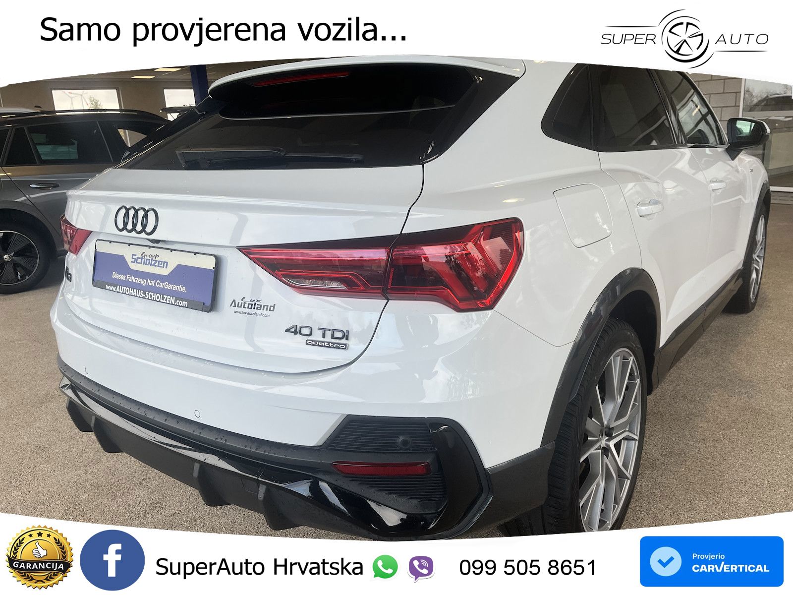 Audi Q3 40 TDI (200 KS) quattro S tronic S line LED+GR SJED+ACC