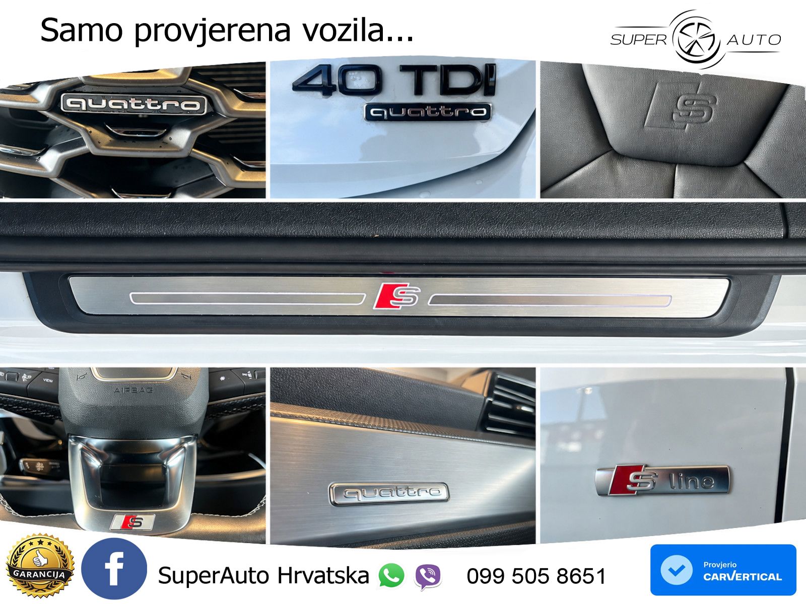 Audi Q3 40 TDI (200 KS) quattro S tronic S line LED+GR SJED+ACC