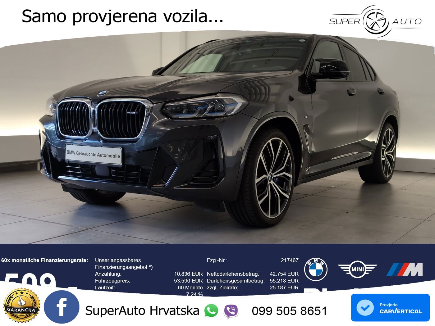 BMW X4 M40d (340 KS) xDrive Steptronic