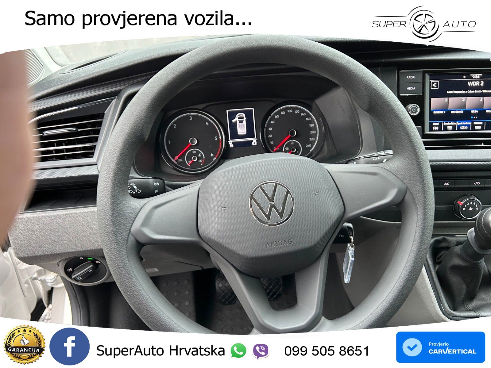 Volkswagen T6.1 Transporter 2,0 TDI Klima 110 KS