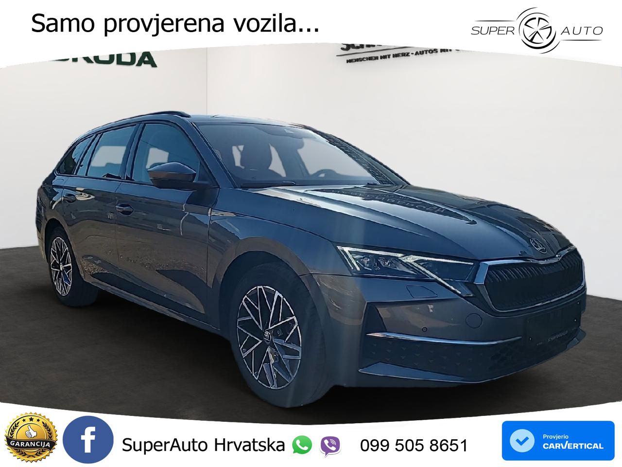 Škoda Octavia Combi 1.5 TSI (150 KS) DSG Selection MATRIX+GR SJED+KAM