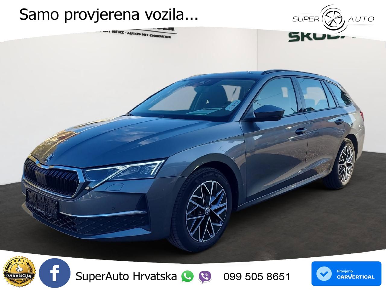 Škoda Octavia Combi 1.5 TSI (150 KS) DSG Selection MATRIX+GR SJED+KAM