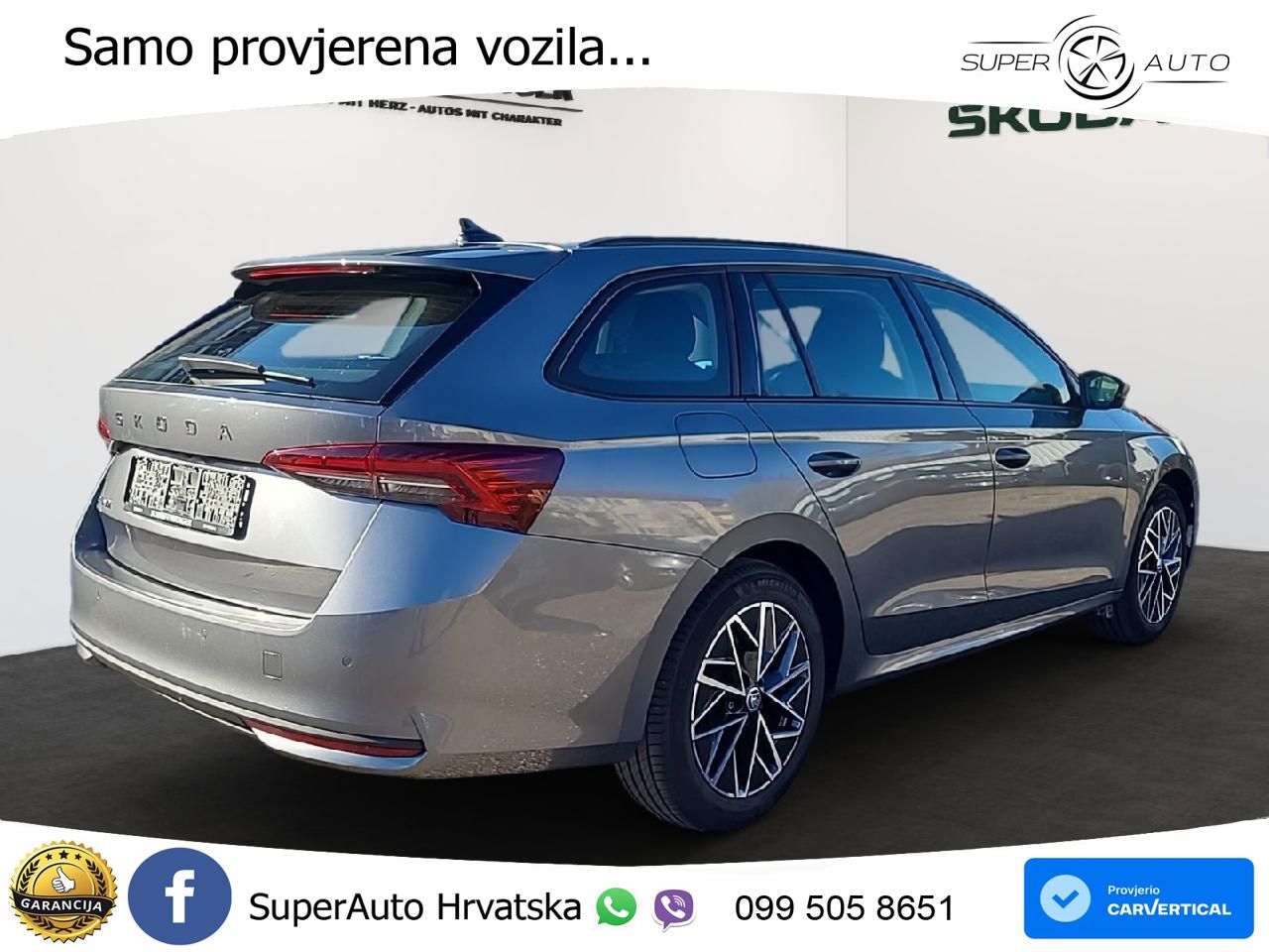 Škoda Octavia Combi 1.5 TSI (150 KS) DSG Selection MATRIX+GR SJED+KAM