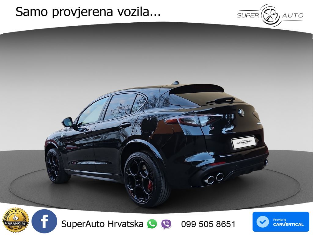 Alfa Romeo Stelvio Quadrifoglio 2.9 V6 Bi-Turbo (520 KS) Q4 Automatic LED+GR SJED+ACC