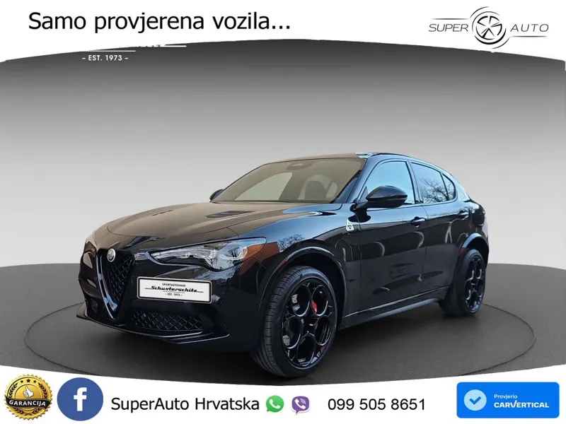 Alfa Romeo Stelvio Quadrifoglio 2.9 V6 Bi-Turbo (520 KS) Q4 Automatic LED+GR SJED+ACC