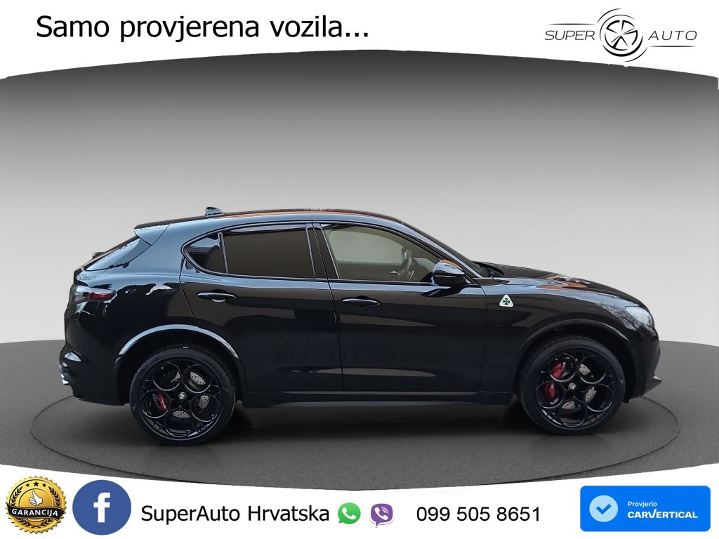 Alfa Romeo Stelvio Quadrifoglio 2.9 V6 Bi-Turbo (520 KS) Q4 Automatic LED+GR SJED+ACC