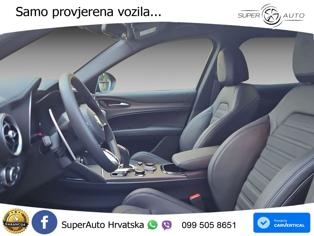 Alfa Romeo Stelvio Quadrifoglio 2.9 V6 Bi-Turbo (520 KS) Q4 Automatic LED+GR SJED+ACC