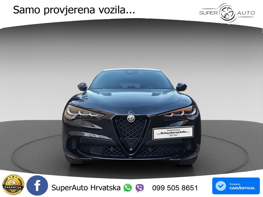 Alfa Romeo Stelvio Quadrifoglio 2.9 V6 Bi-Turbo (520 KS) Q4 Automatic LED+GR SJED+ACC